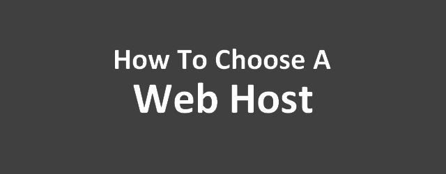 how-to-choose-a-web-host