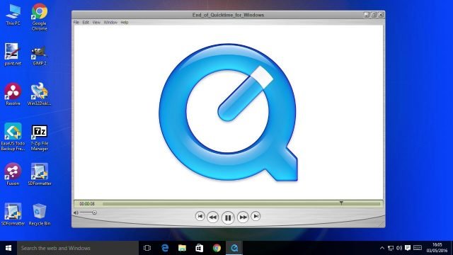 quicktime for win 10