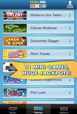 William hill bingo mobile app download