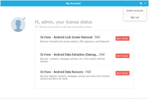 wondershare dr fone for android licensed email and registration code