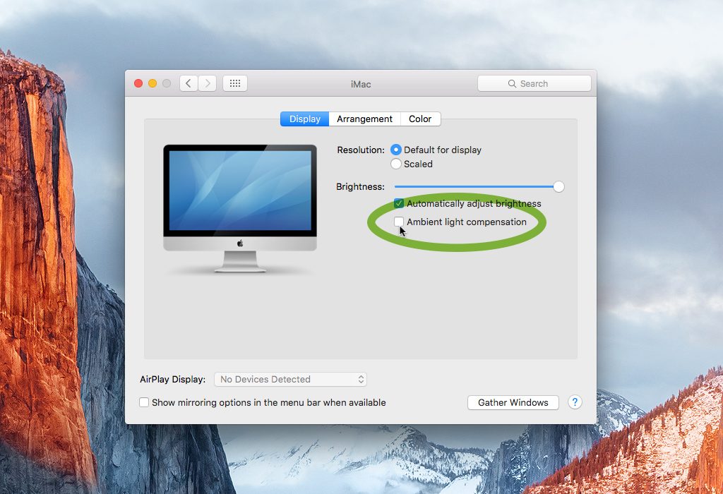 brightness control mac