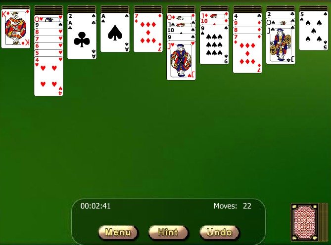 solitaire spider card game