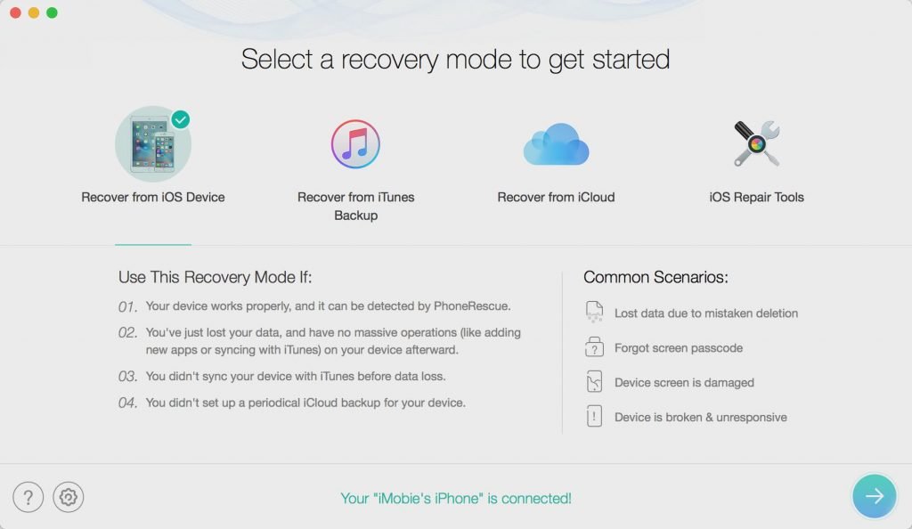 iMobie PhoneRescue - Effective Data Recovery & iOS Repair Utilities In A Single Package