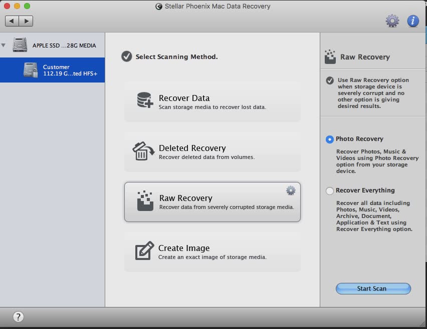 stellar data recovery junk file