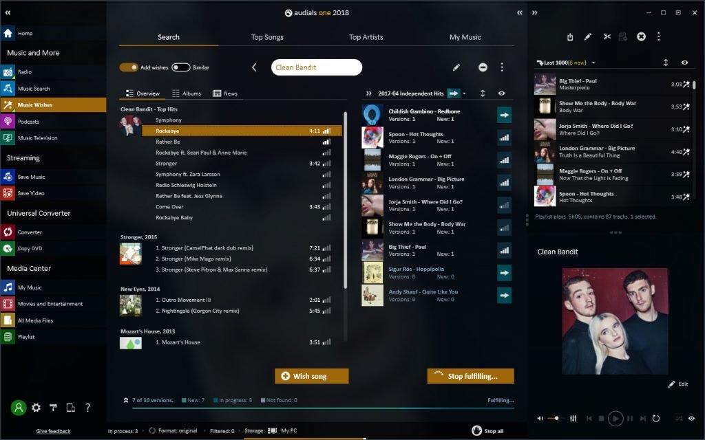 Audials One 2018 - A Complete Media Finder And Management Solution For Windows PCs