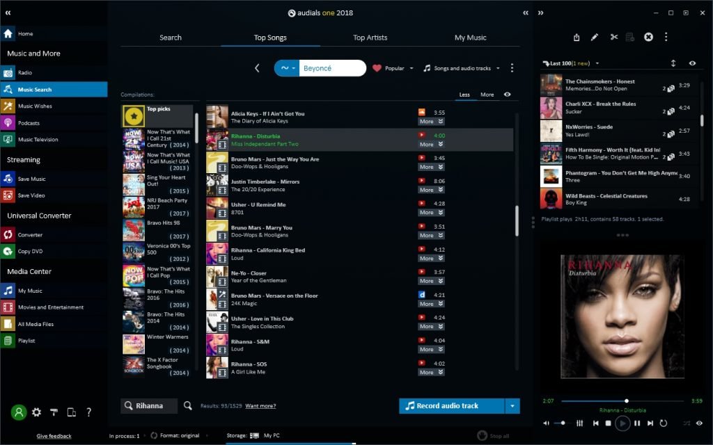 Audials One 2018 - A Complete Media Finder And Management Solution For Windows PCs