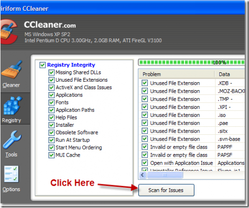 disk space download ccleaner