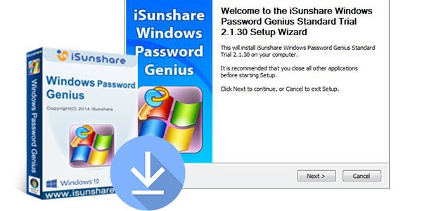 Isunshare windows password genius