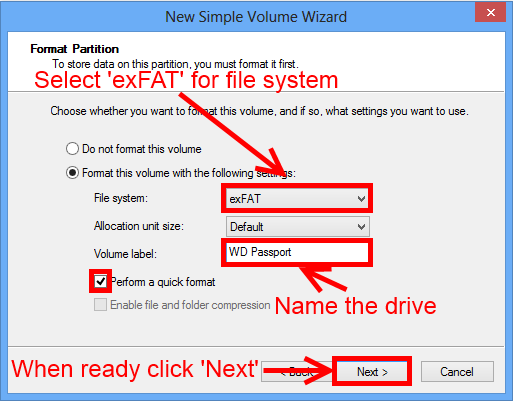 how to format a drive for mac and pc compatibility