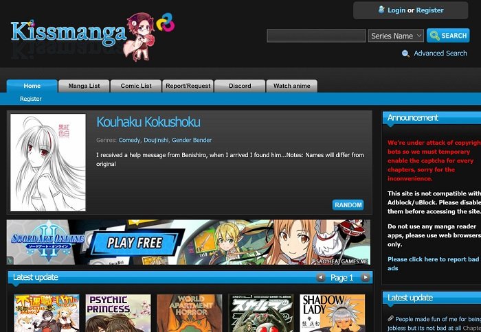 kissmanga alternatives