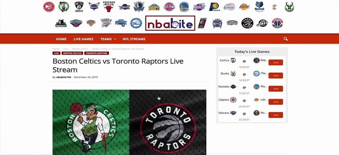 Nbabite live stream sale