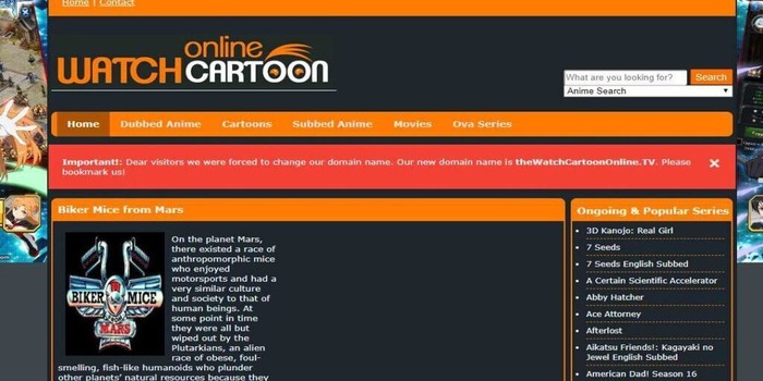 WatchCartoonOnline: Watch Cartoon and Anime Series for Free