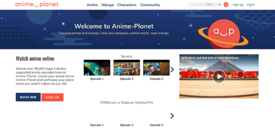 anime planet