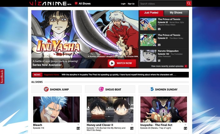 For anime lovers AnimeKisa is a really good site but it needs donations.  Anything helps if