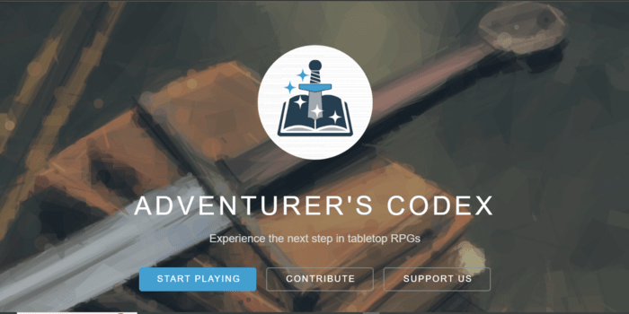 The Adventurer's Codex