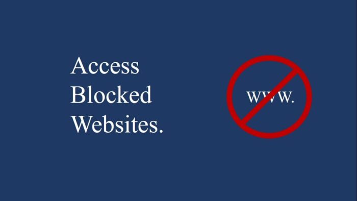 ACCESS BLOCKED WEBSITE THROUGH PROXY