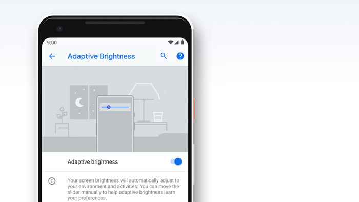 Android Adaptive brightness settings