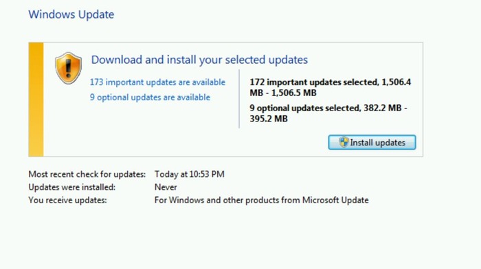 Download latest SSU Windows 7
