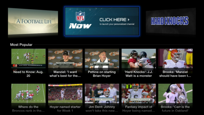 NFL.com on Apple TV