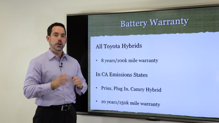 Toyota Prius battery warranty