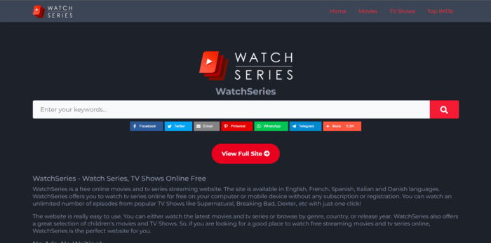 Watch series best sale online sites