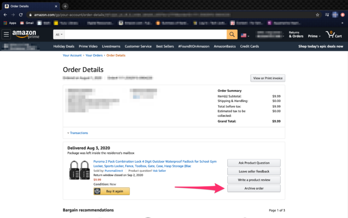 How to Delete Purchases From Your  Order History - Make Tech