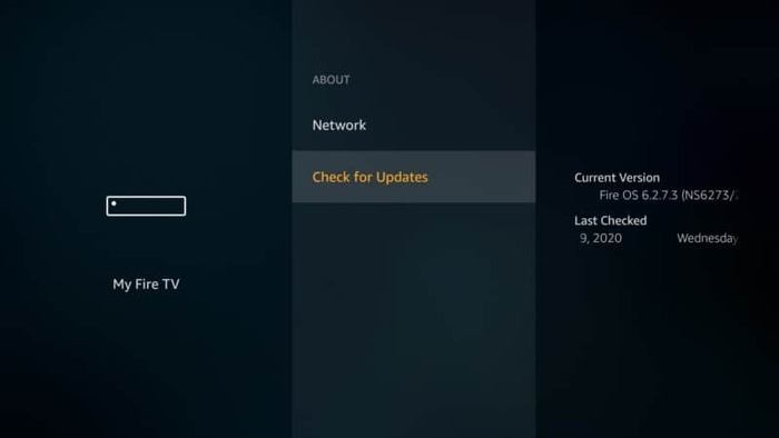 CHECKING FOR UPDATES ON FIRESTICK