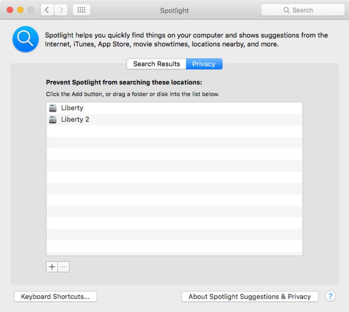 PREVENT SPOTLIGHT FROM INDEXING UNNECESSARY FILES MAC
