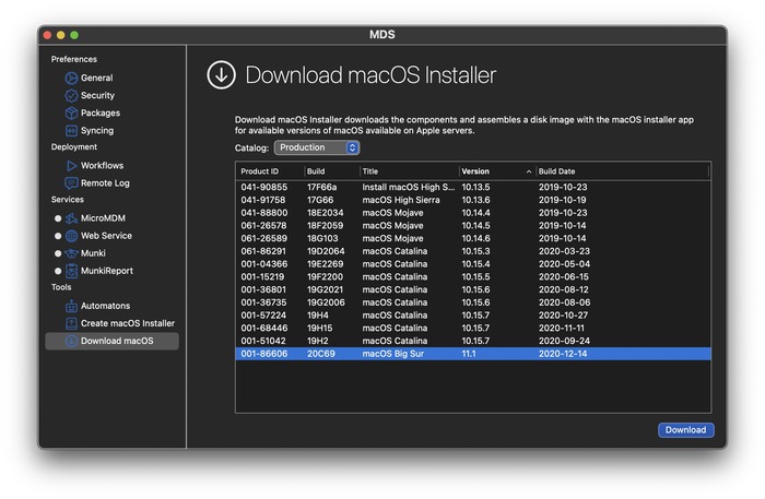 UNINSTALL APPS USING MDS_STORES MAC