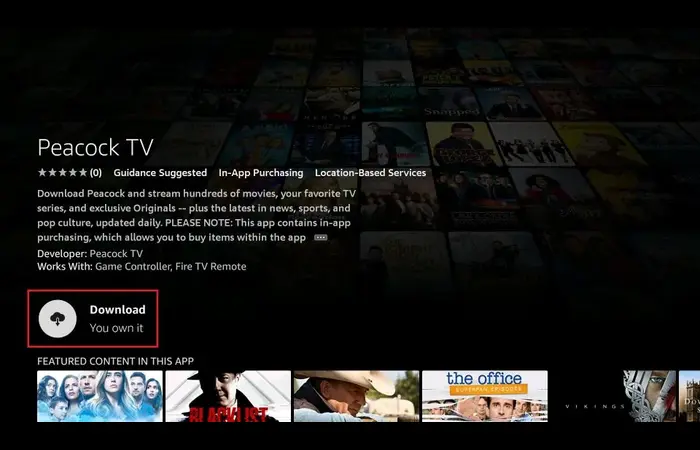 Activate Peacock TV on Amazon Fire TV or Firestick