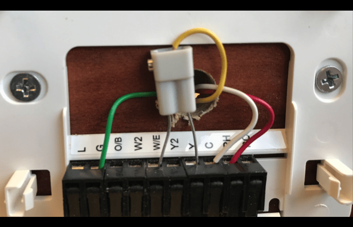 C-wire adapter installation