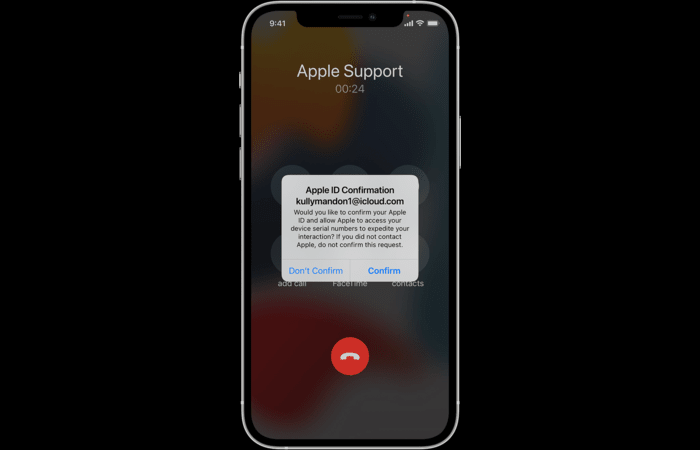 CONTACT APPLE SUPPORT