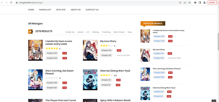 Read Adventure Manga Online [updated collection] at Manga18FX