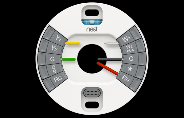 Nest thermostat C-terminal connection
