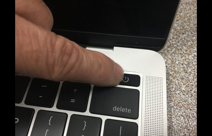 TURN OFF MACBOOK AFTER SPILL