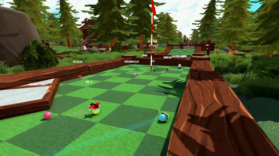 Golf with Friends Cross platform between PC and PS