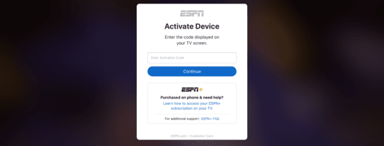 Activate espn.com On Android TV