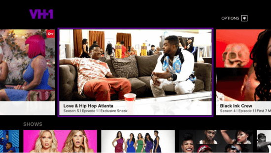 Activate vh1.com On Android TV