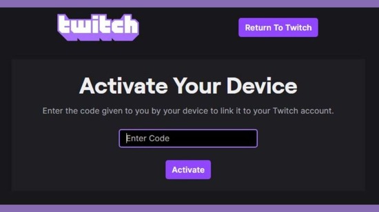 How To Activate twitch.tv