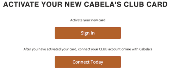 How to Activate Cabelas.com Card