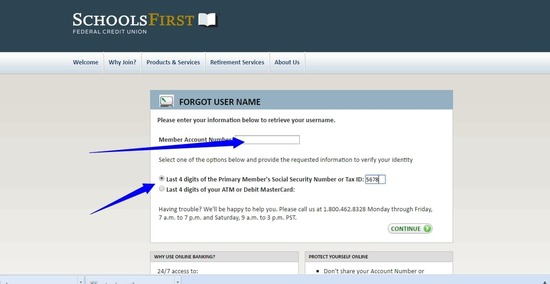 Schoolsfirstfcu.org Card Activation Common Errors