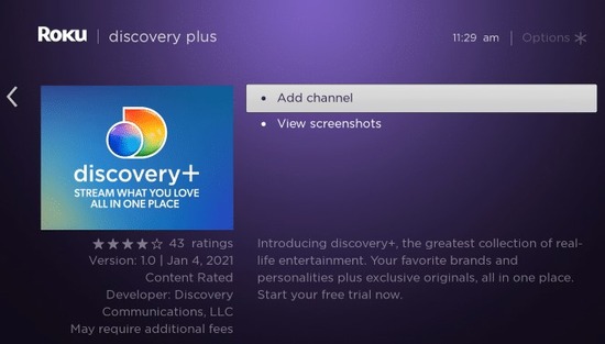Activate Discoveryplus.com On Roku