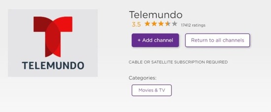 Activate Telemundo.com On Roku