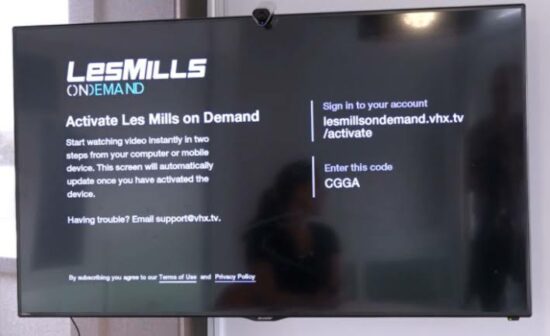 Activate lesmillsondemand.com On Android TV