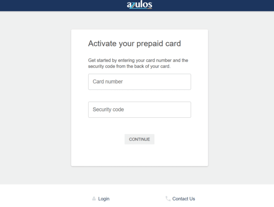 Azulosplus.com Card Activation Common Errors
