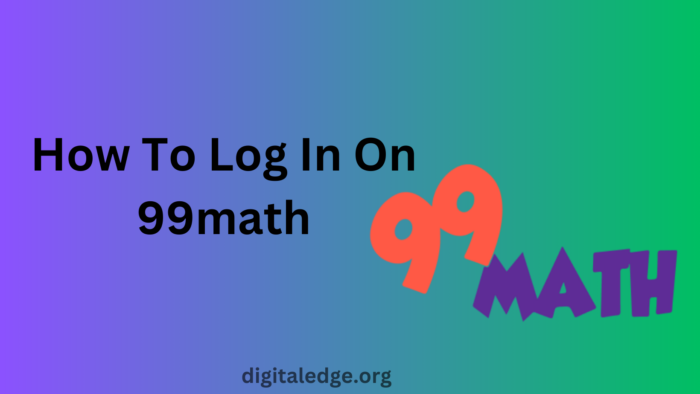 How To Log In On 99math In 2024? 99math login code To Join Game