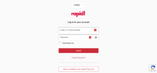 rapidpaycard.com Card Activation Common Errors