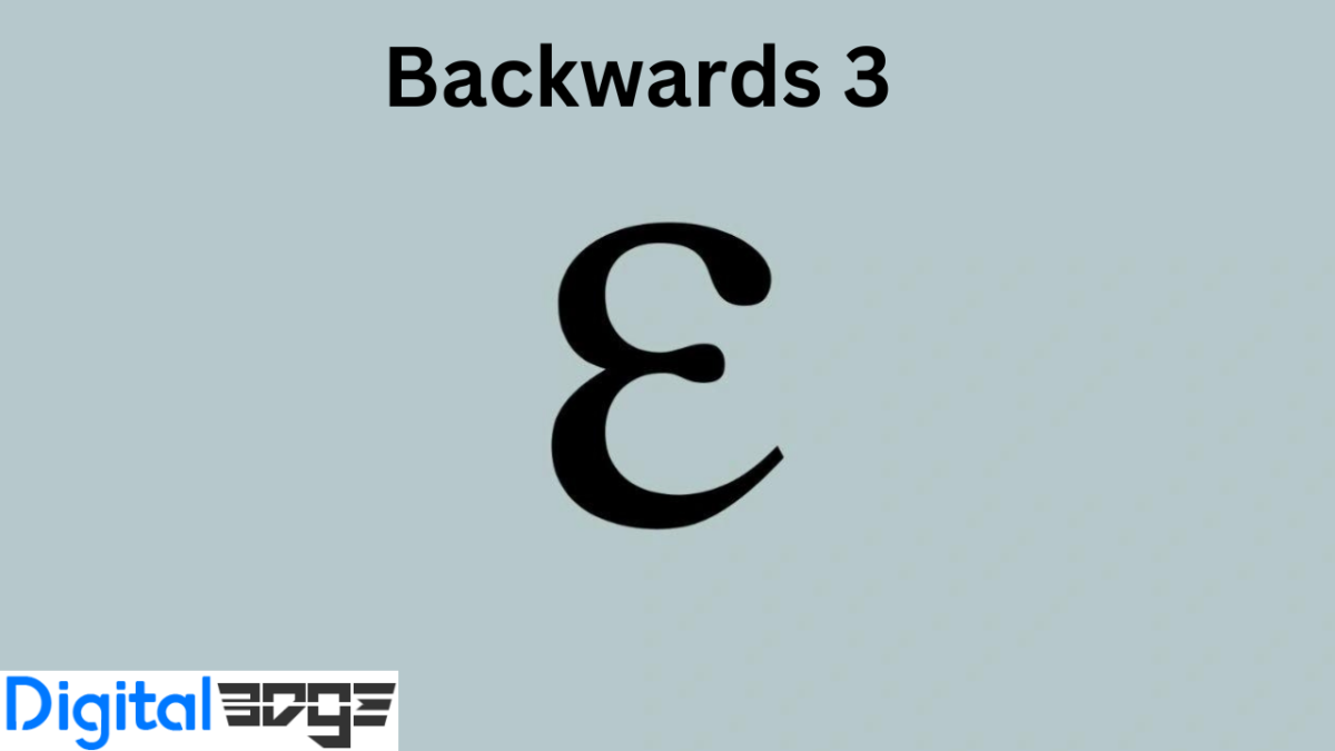 How To Type Backwards 3?