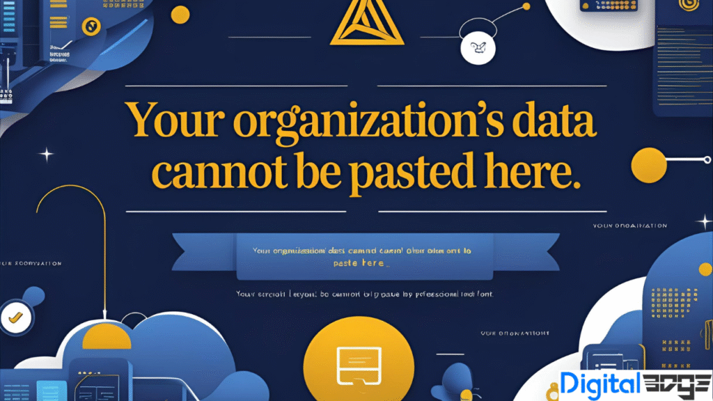 your organization's data cannot be pasted here.