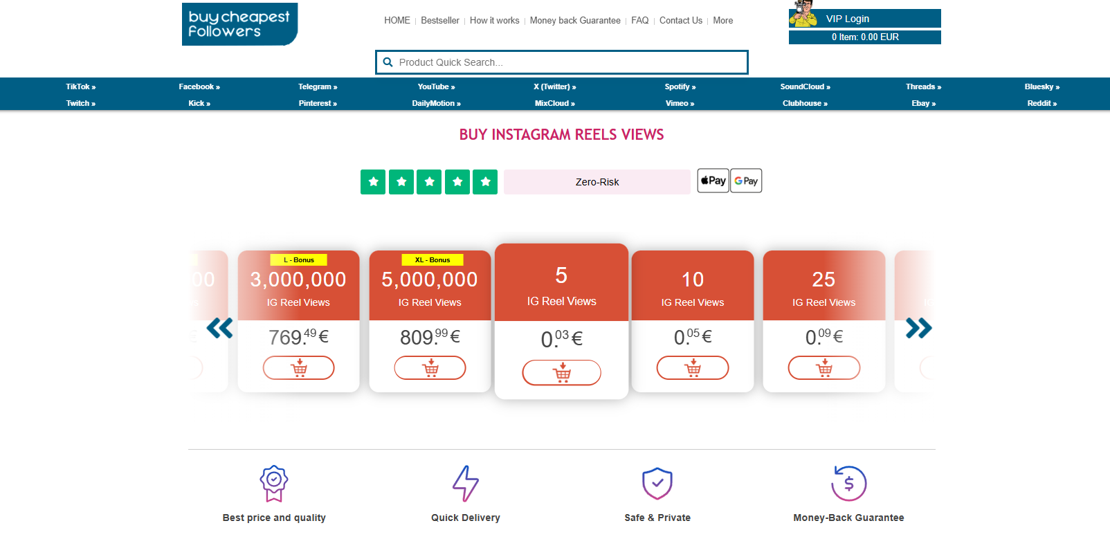 5 Best Sites to Buy Instagram Reels Views (Real & Instant)